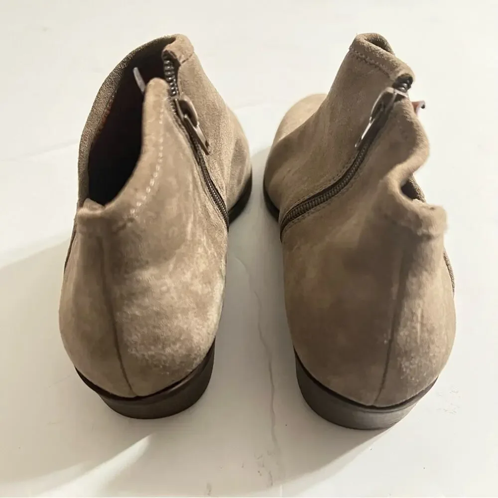 Lucky Brand Suede Brekke Ankle Bootie Size 12